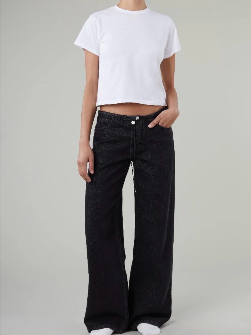 Still Here Cool Jeans Washed Black